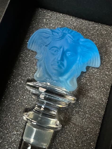 versace light blue bottle stopper